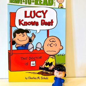 Lucy Knows Best, Paperback + Lucy PVC figurine by Schulz, Charles M.
